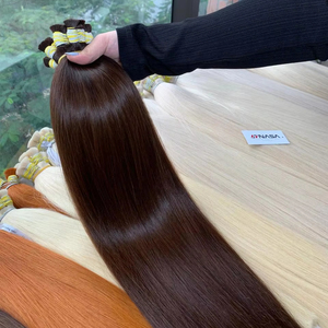 Extensiones de Cabello Virgen Vietnamita de Lujo NASA, Super Double Drawn, 100% Natural, Color Marrón, a Granel, 28 Pulgadas Estiradas, Precio de Fábrica - Product Image 1