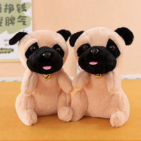 Ensemble d'animaux en peluche colorés en tissu polaire corail doux, 23 cm, vente directe usine, pour les boutiques de récompenses
