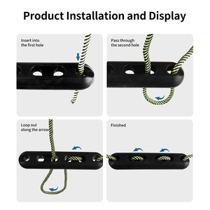 Boat Mooring Snubber Rubber Shock Absorber Marine Dock Line Snubber EPDM Rope Buffer for Yacht <strong>Sailboat</strong> Docking - Product Image 6