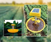 Agricultura Jardín Luz UV Trampa de feromonas Captura Colector de plagas de insectos Trampa solar para insectos