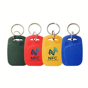 Customize <b>Smart</b> Chip Mini NFC Business Cards 13.56MHz 1k 4K Waterproof Plastic PVC RFID Access Control Keyfob - Product Image 1