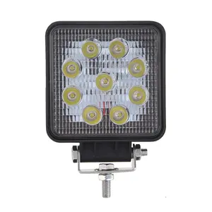 Lampe <span class=keywords><strong>led</strong></span> cob carrée, 18w, 20w, 27w, 45w, 48w, éclairage de <span class=keywords><strong>camping</strong></span>, pour voiture, chariot, tracteur, machine de travail tout terrain, - Product Image 1