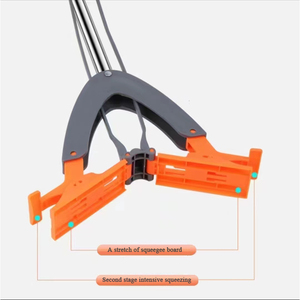 IMAXX vente en gros en acier inoxydable télescopique PVA éponge vadrouille avec nettoyage rapide Super raclette pour hôtels - Product Image 5