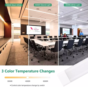 Giá Rẻ Chất Lượng Cao Giá 0.6M 1.2M 60Cm 120Cm 600Mm 1200Mm 2FT 4FT 16W 18W 34W 36W Thanh Lọc Đèn Led Tuyến Tính Batten Cố Định - Product Image 5