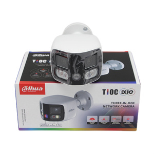 Caméra réseau Dahua originale IPC-PFW3849S-A180-AS-PV 2x4MP TiOC Duo Splicing à focale fixe Bullet WizSense avec alarme sonore et lumineuse - Product Image 3