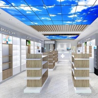 Panneau lumineux LED 2021, cadre photo de bureau, photo 3D, ciel bleu, panneau de plafond en papier, nuage artificiel, puits de lumière virtuel, panneau LED