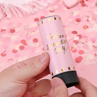 Offre Spéciale personnalisé Mini Canon À Confettis Or Rose Fête Poppers Canon À Confettis Pour La Décoration De Fête