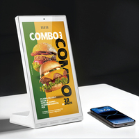 Tablet POS Android 11 10.1 inci NFC 2GB+32GB Bentuk L untuk Pemesanan Menu Restoran dan Layanan Mandiri