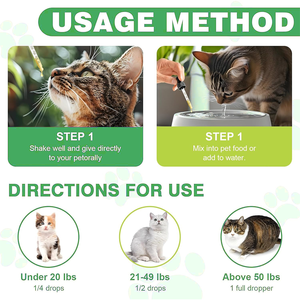 Gouttes de mélatonine pour chien pour soulager l'anxiété Soulagement du stress et aide au sommeil-Soutien immunitaire, vitamines et minéraux - Product Image 4