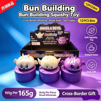 Jouet anti-stress Angel & Devil Squishy Bun, style aléatoire, 165g