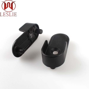 Support de tringle à vêtements pour armoire Leslie, en alliage de zinc chromé, fixation murale, support de tube plat, 15 pouces - Product Image 4