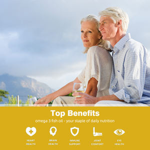 Suplemento de extracto de aceite de pescado Omega-3 orgánico personalizado Salud del corazón y soporte inmunológico Omega-3 Cápsulas blandas de aceite de pescado - Product Image 3