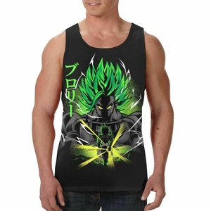 Wears World Dragon logo camisas Camisa sin mangas para hombre Camiseta sin mangas de verano Super Saiyan usa Gym Chaleco UK Gift DTG camiseta sin mangas con estampado - Product Image 2