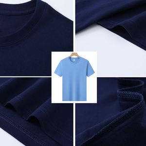 Customized 100% Cotton <b>T</b>-<b>Shirt</b> Unisex Heavyweight 210gsm Summer Casual Style Short Sleeve Blank White Silk Screen Printed O-Neck - Product Image 3
