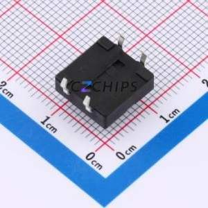 TSA12111-065B512BA Tactile Switch Through hole-4P,11.7x11.5mm Switch Single Pole Single Throw Round Button 2.8N 11.7mm - Product Image 2