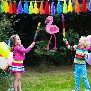 Mini lindos juguetes de flamencos para niños, fiesta de cumpleaños de Piñata de Flamenco de Navidad para divertirse, suministros para fiestas