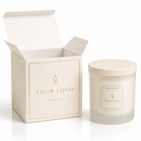 Boîtes à bougies en gros, impression personnalisée du logo, emballage pour la promotion de bougies de marque, boîtes cadeaux