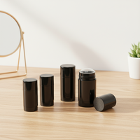 Conteneur en plastique vide de luxe en forme de cylindre 15ml 30ml 50ml 75ml Gel corporel Déodorant Stick Roll-on Conteneur sérigraphié pour cosmétiques