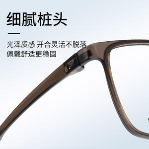 Lunettes de vue carrées Beta Ultem 67058 unisexe, légères, monture complète, protection contre la lumière bleue, fabriquées à Danyang - Product Image 3