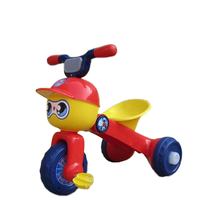 Tricycle pour enfants vélo Pikachu avec musique et lumières en plastique 2-4 ans bébé bébé