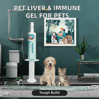 Gel de supplément nutritionnel personnalisé pour animaux de compagnie en gros, pâte hépatique sans céréales, absorption rapide, soutien à la santé du foie et du système immunitaire pour