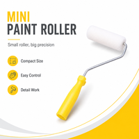 Nouvelle Arrivée 2026 – Rouleau de Peinture Industriel en Polyester Résistant aux Solvants, Haute Élasticité, pour Peinture Murale