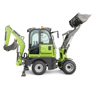 รถแทรกเตอร์ตักดินขนาดเล็ก 4x4 สำหรับงานเกษตรกรรม พร้อมที่ตักด้านหน้าและที่ขุดด้านหลัง ใช้งานได้ยาวนาน - Product Image 3