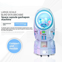 Distributeur automatique de jeux d'arcade d'intérieur Machine à pièces Space Capsule Blind Box Lottery Self-Service Twist Egg Machine