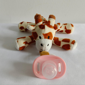Ciuccio porta peluche colorato giraffa cane tigre elefante in Silicone Standard per bambini giocattolo ciuccio - Product Image 1