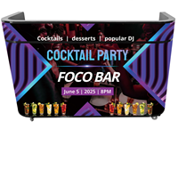 Pantalla LED Curva de 270 Grados para Cabina de DJ, Panel LED Móvil para Discotecas, Escenarios, Eventos y Espectáculos