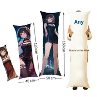 Dakimakura personnalisé imprimé Kurumi Tokisaki, coussin de corps sexy pour adultes, anime japonais hentai.
