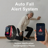 Reloj Inteligente GPS 4G LTE para Niños, Rastreador de Seguridad SOS con Detección de Caídas, Geocerca, Monitoreo de Frecuencia Cardíaca y SpO2