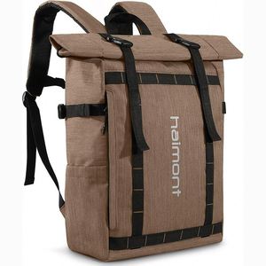 Free sample Production cost Personalized Premium Recycled Polyester Oxford <b>Laptop</b> Top Roll <b>Backpack</b> for Outdoor Use - Product Image 1
