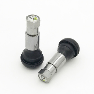 อะไหล่รถยนต์ ยางแบบไม่มียางใน รุ่น TR413C พร้อมฝาครอบโลโก้แบบกำหนดเอง - Product Image 1