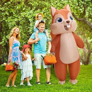 Disfraz inflable divertido de ardilla para adultos, traje de animal inflable, disfraz de Halloween, regalo de Navidad para hombres y mujeres - Product Image 4