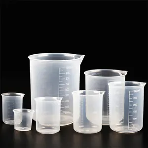 Лабораторное использование, высококачественный 100%, новый тип, полипропиленовый пластмассовый мерный стакан