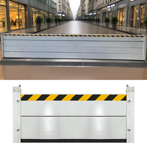 Fournitures de sécurité d'urgence Barrière de contrôle de l'eau contre les inondations Panneau de protection murale Baffle Barrière de protection contre les inondations en aluminium pour porte - Product Image 3