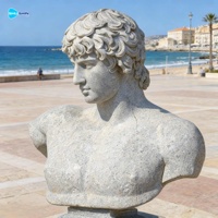 等身大彫刻大理石胸像 白色 ミュージカルバスト ギリシャ・ローマ様式 石像 装飾用