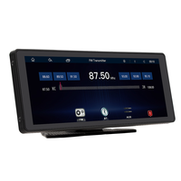 Monitor Mobil 10.26 Inci Wireless CarPlay Android 4K DVR, Radio Mobil, Mendukung Kamera Mundur Mobil/Truk, Pemutar Multimedia Portabel