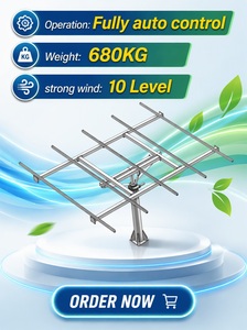 Système de suivi <span class=keywords><strong>solaire</strong></span> à double axe 4 kW <span class=keywords><strong>8</strong></span> <span class=keywords><strong>panneaux</strong></span> complet avec kit de composants clés du système d'orientation - Product Image 2