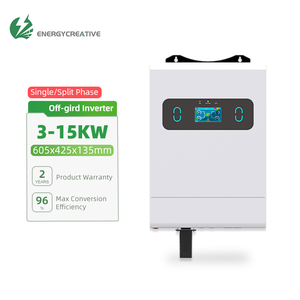 ตัวควบคุมพลังงานแสงอาทิตย์แบบไฮบริดออฟกริด EnergyCreative 5KW 10KW 15KW แบบรวม พร้อมการรับประกัน 2 ปี จ่ายไฟเฟสเดียว - Product Image 1