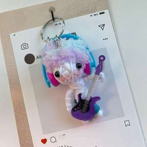 Muñeco Vudú <span class=keywords><strong>de</strong></span> Halloween, Colgante Hecho a Mano, Llavero, Cadena para Teléfono Móvil, Accesorios, Decoración <span class=keywords><strong>de</strong></span> Ambiente, Momia - Product Image 5