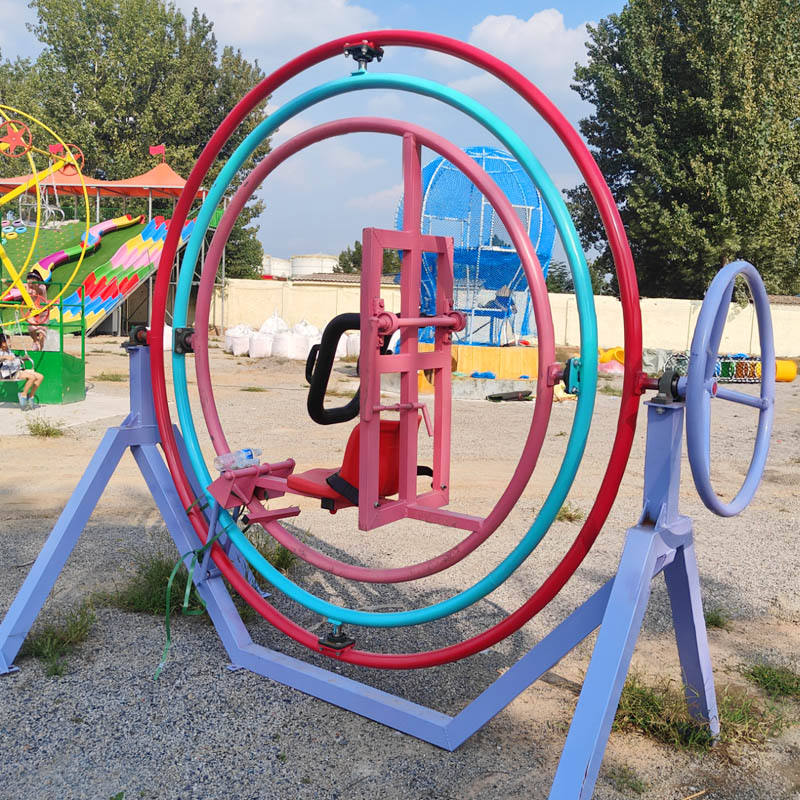 Portable Human Gyroscope Ride Adult Amusement Park Equipment Space Ring ...