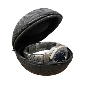 Étui de voyage en cuir pour montre, boîte de rangement portable pour une seule montre, protection anti-poussière et antichoc pour montres-bracelets et montres intelligentes - Product Image 1
