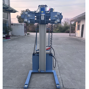 Elevador de pacas eléctrico, capacidad de carga de 100kg, apilador de barriles, elevador de volquete, 1,6 metros, elevador de pacas de rollos de papel con abrazadera - Product Image 2