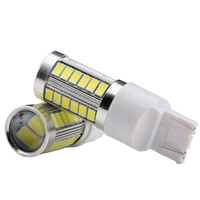 Ampoule LED Carze T20 W21/5W 7443 33SMD 6.6W avec puces 5630 12V Blanc Universel pour feux de position, de coffre et de freinage – Nouvelle garantie de 2 ans