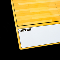 Planche de coaching de basket-ball en plastique 2 faces personnalisée presse-papiers effaçables à sec magnétiques pour l'entraînement