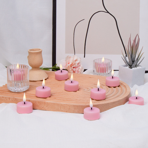 Velas LED sin Llama a Pilas, Ecológicas, de Parafina Mermei, Color Rosa - Product Image 4