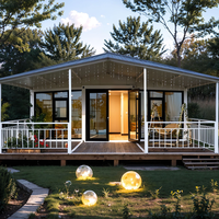 Maison conteneur extensible 20ft 40ft, maison préfabriquée modulaire, alimentée à l'énergie solaire, écologique, pour salon ou usage scolaire