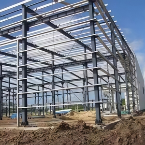 Kim loại kết cấu khung thép Kết cấu prefab thép cấu trúc nhà kho tiền chế nhà xưởng xây dựng - Product Image 5